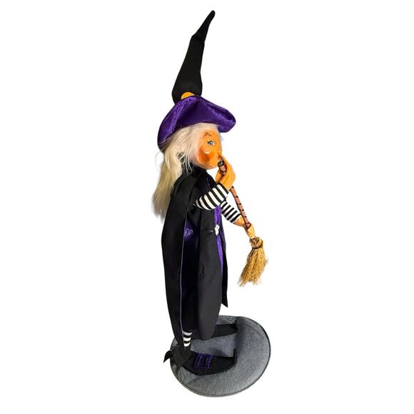 Annalee Good Witch Doll 17 Inch Halloween 2018 Large Spooky Collectible Witchy - Picture 9 of 13